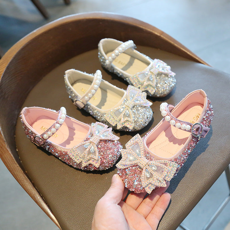 Girls' Fashion Princess Bowknot Shoes