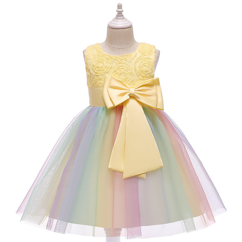 Summer Medium And Large Children's Dresses Girls' Pettiskirt