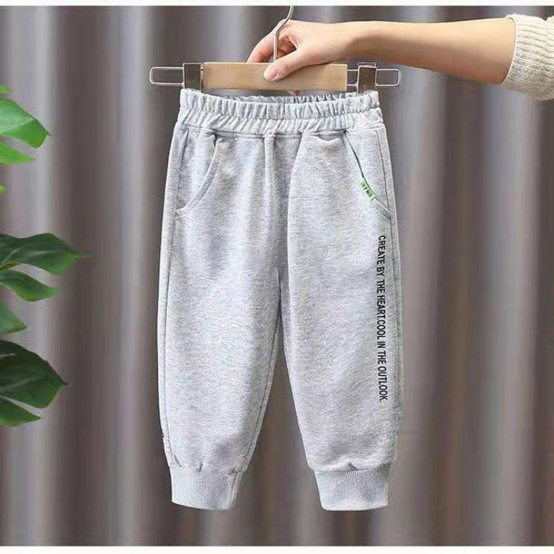 Western Style Autumn Trousers Boy Winter Sports And Leisure