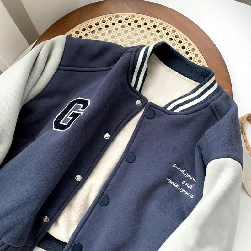 New Fashionable Korean Style Baby Autumn Handsome Jacket