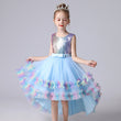 Female Lace Catwalk Flower Girl Dress Performance Costume