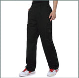 New Cotton Men's Middle-aged Trousers Loose