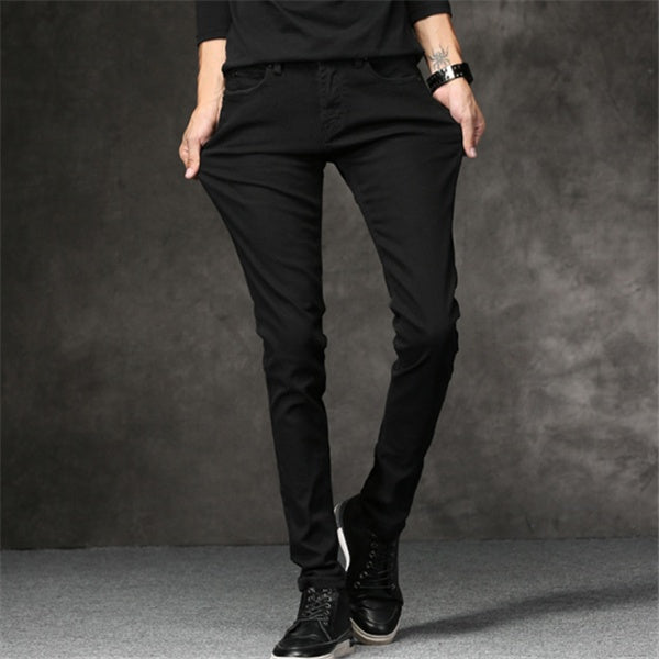 Slim-fit stretch men's pants