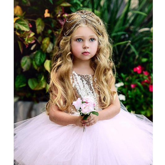 Princess Flower Girl Tutu Style Party Dress