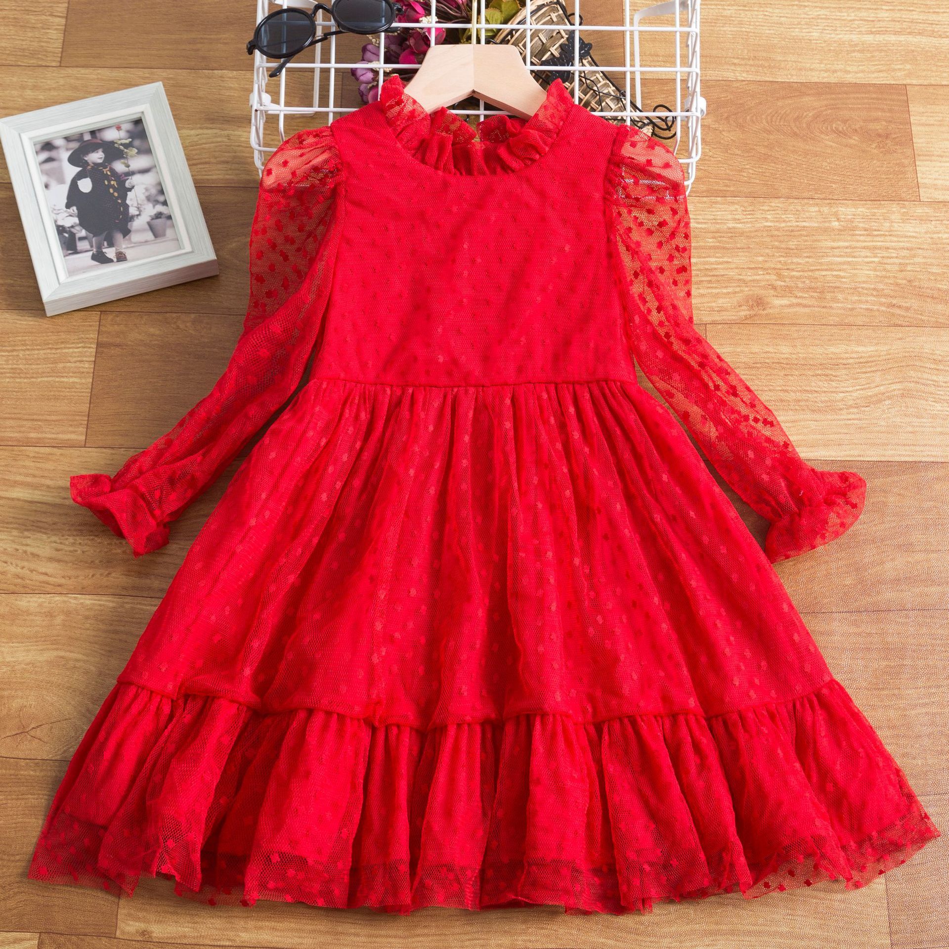 Children Dress Lace Dress Korean Fashion