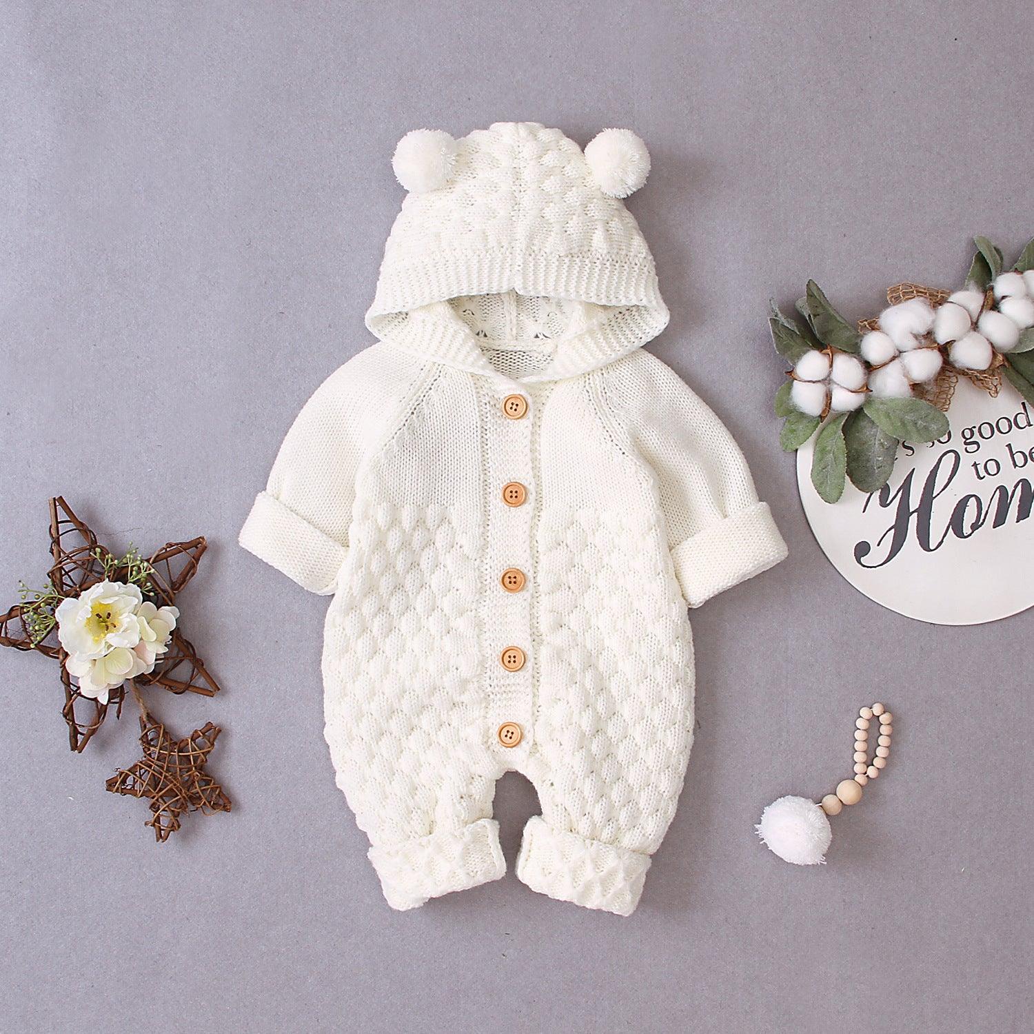 Baby knitted jumpsuit - Almoni Express