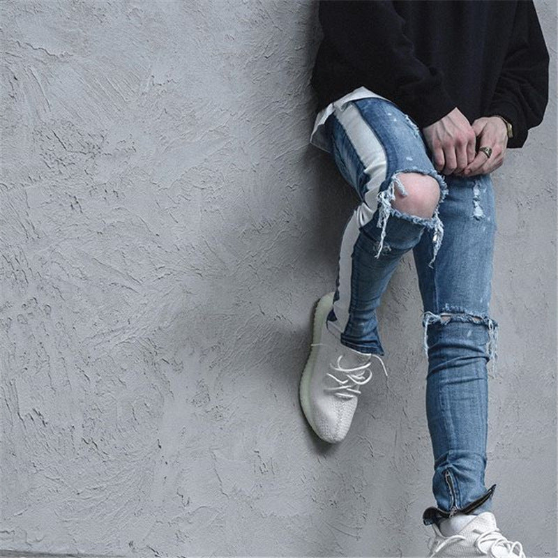 Men's ripped jeans