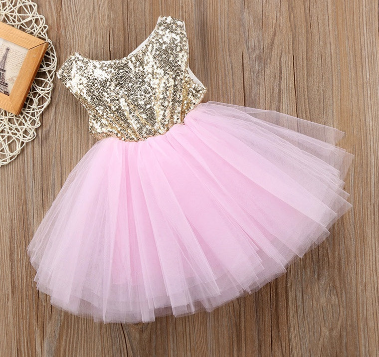 Princess Flower Girl Tutu Style Party Dress