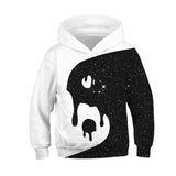 Digital Printing Children's Hooded Long-Sleeved Sweater