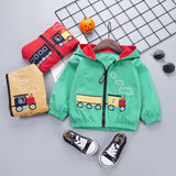 Cartoon train jacket