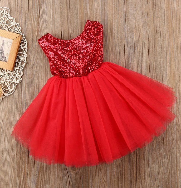 Princess Flower Girl Tutu Style Party Dress