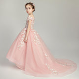 Atmospheric Dream Children Tail Princess Dress