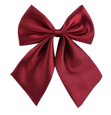 Women's professional dress female college wind Japanese and Korean version of the student bank hotel bow tie collar flower