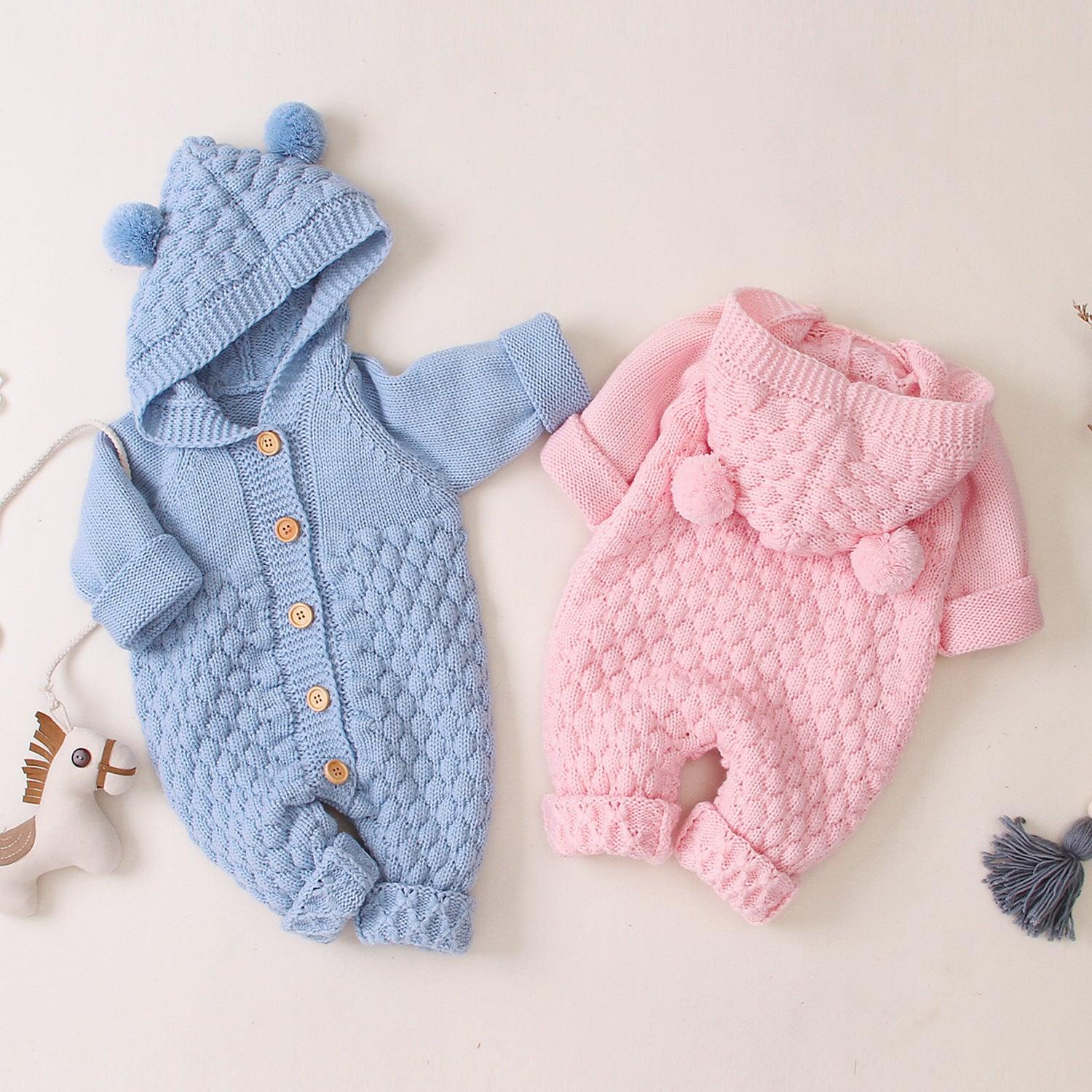 Baby knitted jumpsuit - Almoni Express