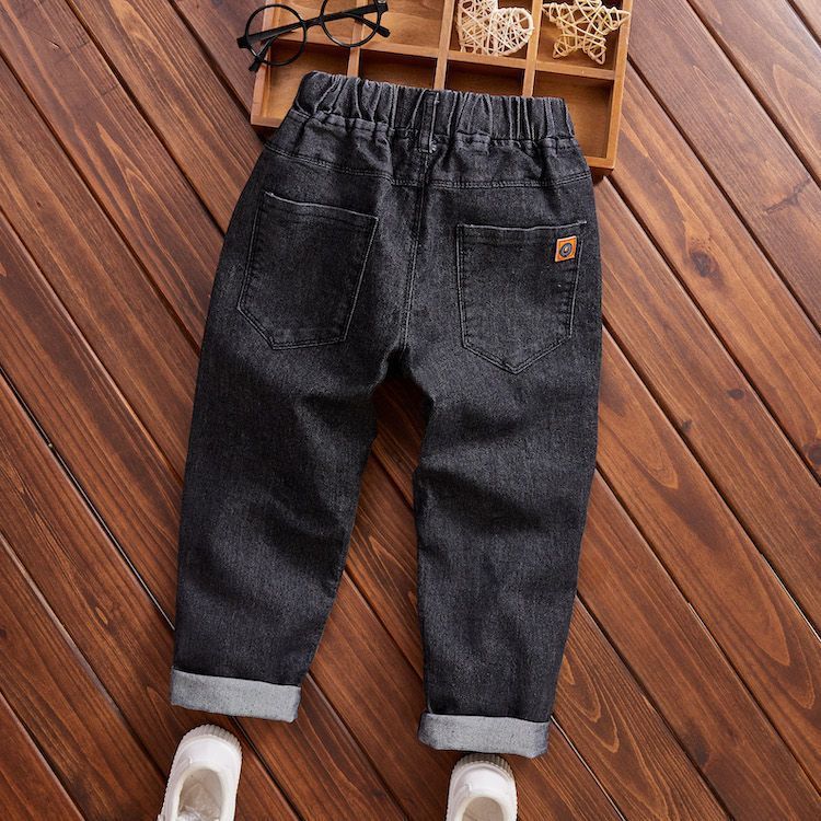 Children's Jeans Thin Loose Trousers