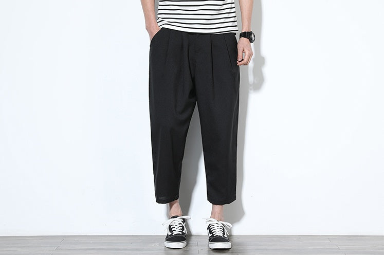 Men's linen harem pants