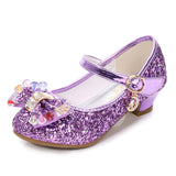 Girls princess leather shoes