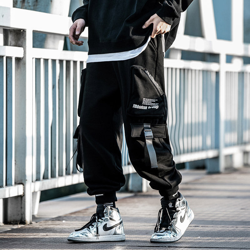 Men's Autumn And Winter Sports Sweatpants Tide Brand Functional Wind Beam Pants