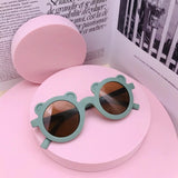 Bear UV Protection Frame Glasses Sunglasses