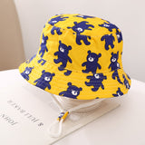 Children's Fisherman Hat Printed Basin Hat For Boys And Girls