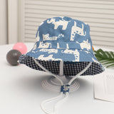 Children's Fisherman Hat Printed Basin Hat For Boys And Girls