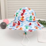 Children's Fisherman Hat Printed Basin Hat For Boys And Girls