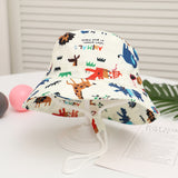 Children's Fisherman Hat Printed Basin Hat For Boys And Girls