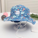 Children's Fisherman Hat Printed Basin Hat For Boys And Girls