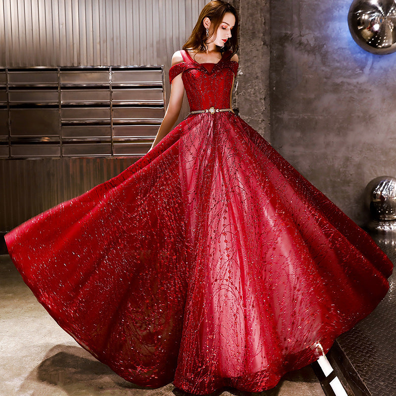 Noble And Elegant Long Evening Dress