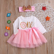 Summer Kids Knitted Top Net Yarn Princess Dress Long Sleeve Sleeveless Net Yarn Dress