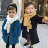 Small And Medium-Sized Children's Mid-Length Korean Coat Coat