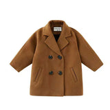 Small And Medium-Sized Children's Mid-Length Korean Coat Coat