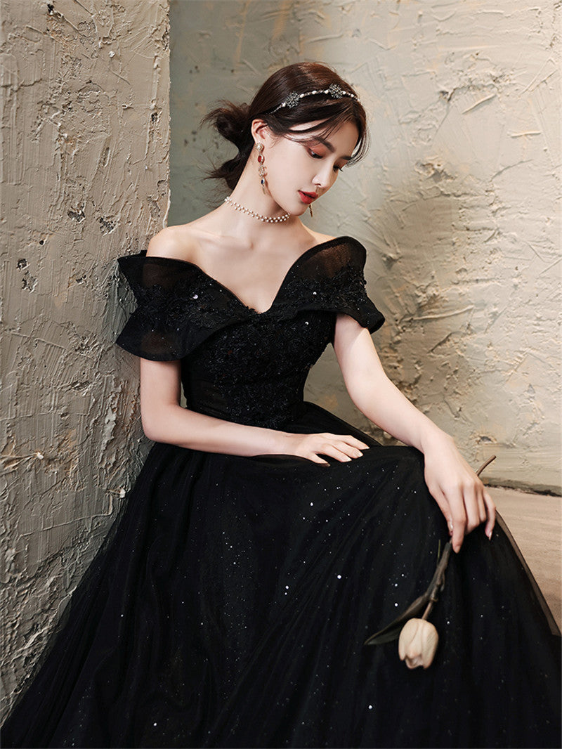 High-end Temperament French Light Luxury Long Evening Dress