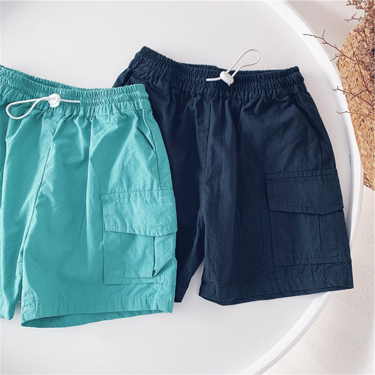 Summer New Boys Workwear Casual Shorts Children's 5 Points Pants