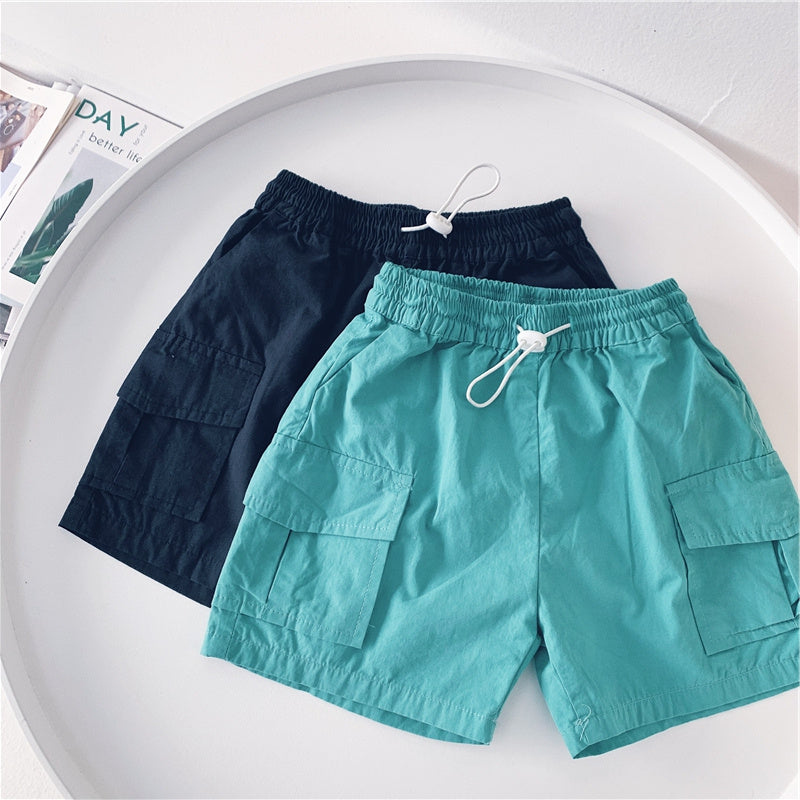 Summer New Boys Workwear Casual Shorts Children's 5 Points Pants