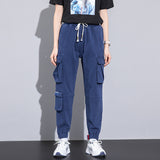 Casual Capris Men's Spring Korean Unisex Cotton Overalls