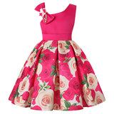 Girls' Dresses Girls' Princess Dresses Digital Print Children's Dresses