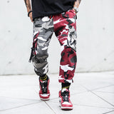 The New Harajuku Style Camouflage Multi-pocket Casual Hip-hop  Streamer All-match Beamed Trousers