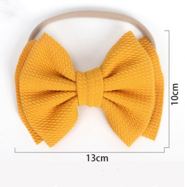 Cute Baby Girl Nylon Bow Headbands