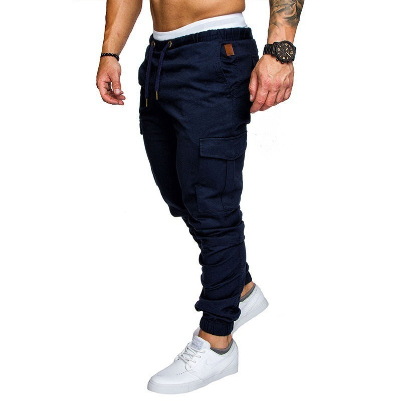 Casual pants, leg pants, male