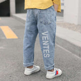 Children's Wear Boys Denim Pants Trend New Spring Fashion