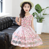 Summer Baby Girl Dance Floral Dress