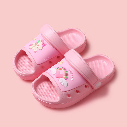 Indoor Soft-soled Non-slip Home Cute Children's Infant Baby Sandals And Slippers