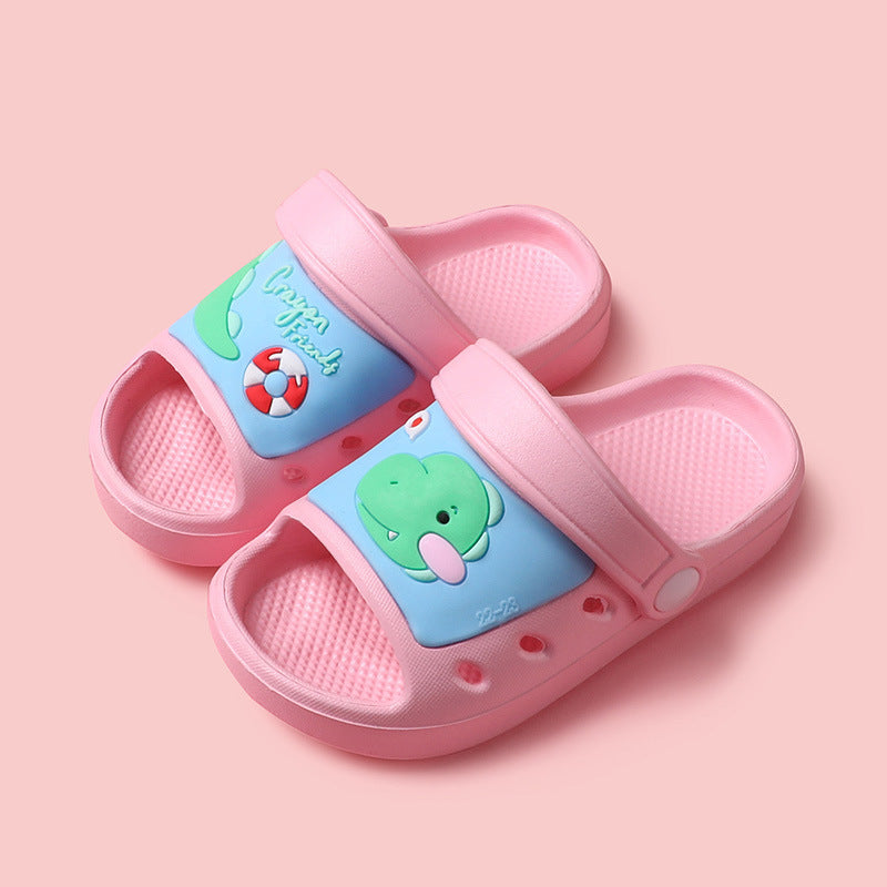 Indoor Soft-soled Non-slip Home Cute Children's Infant Baby Sandals And Slippers