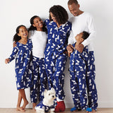 Home Furnishing Suit Casual Printing Two-Piece Pajamas Parent-Child Wear