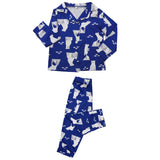 Home Furnishing Suit Casual Printing Two-Piece Pajamas Parent-Child Wear