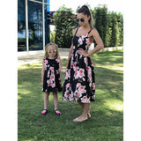 Summer New Style Printed Sling Sleeveless Parent-Child Dress