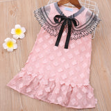 New Brands Dresses Tassel Hollow Out Design Princess Dress Kids Clothes