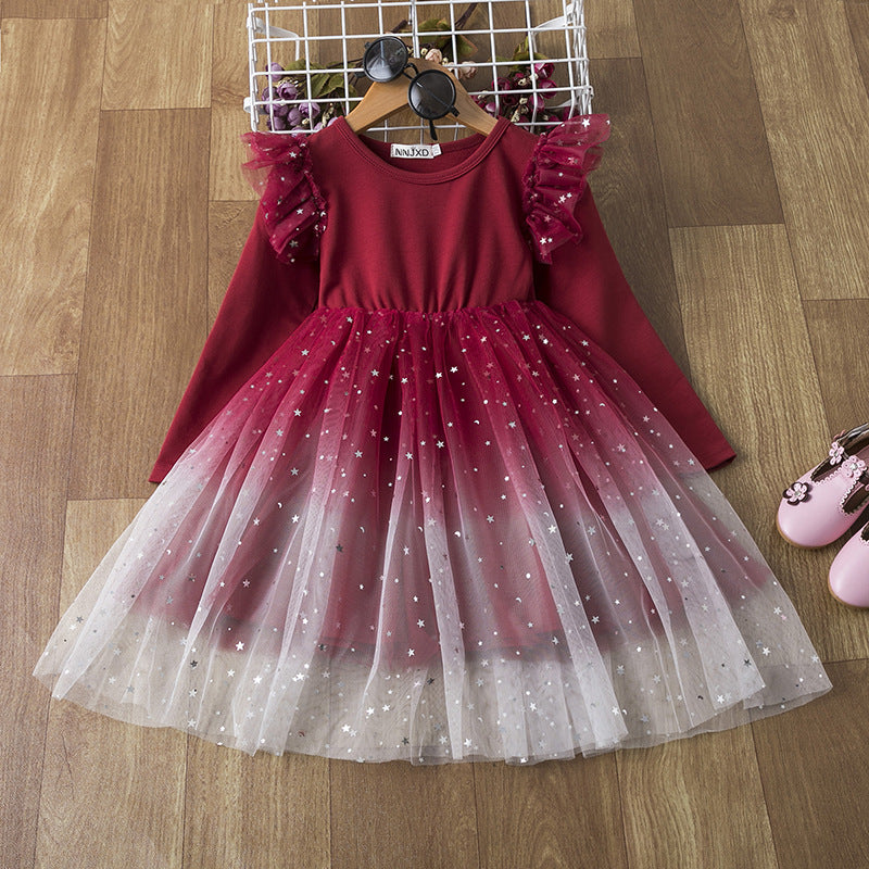 Mesh Fluffy Sweet Girl Princess Dress