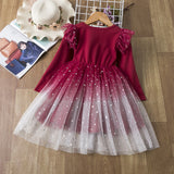 Mesh Fluffy Sweet Girl Princess Dress